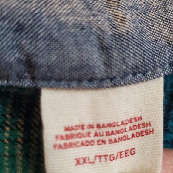 Levi's classic worker overshirt in blue plaid ocean depths - Picture 5 of 12